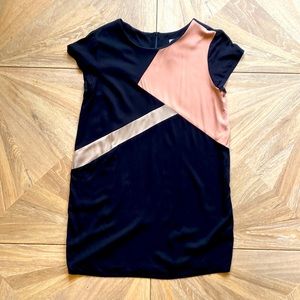 Colour Blocked Shift Dress